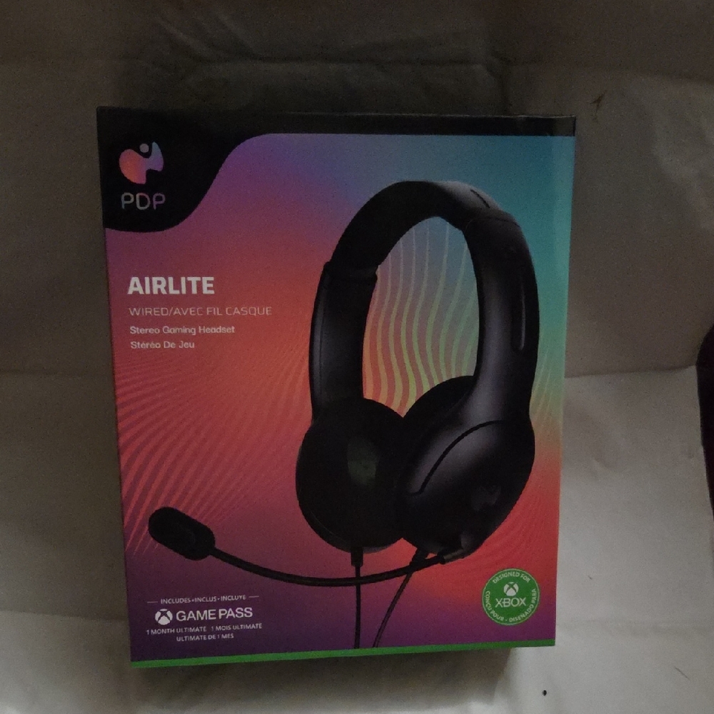 POP Airlite Stereo Gaming Headset - Black